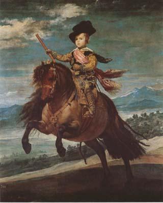 Diego Velazquez Prince Baltasar Carlos Equestrian (mk08) Sweden oil painting art